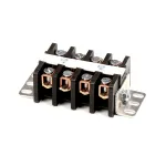 Wells 2E-40310 Terminal Block, 4 Pole, 75 Amp