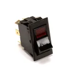 Bloomfield 2E-72214 Switch, Rocker, DPDT, Lighted Red
