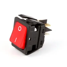 Star 2E-Z1858 Switch, Rocker, Dpst, 125V, 20A, Red Light