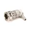 Multiplex 2HLRB Socket, 1/4" Barb, 90 Degree, Liquid