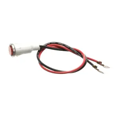 Star 2J-05-07-0010 Indicator Light with Wire Leads, Red, 250 Volt