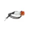 Lang 2J-31601-15 Indicator Light, Amber, 250V, 6" Leads