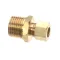 Lang 2K-70101-11 Union/Fitting, 3/8" Compression x 1/2" MPT, Brass