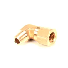 Lang 2K-70101-124 Elbow, Fitting, 1/8" NPT x 3/8" Compression, Brass