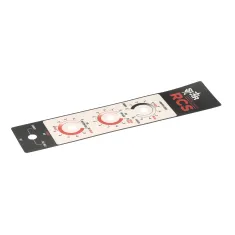 Star 2M-200899 Label/Overlay, Control Panel, RCS-2/3