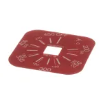 Label, Thermostat 200-450F for Pitco Part# A6087301