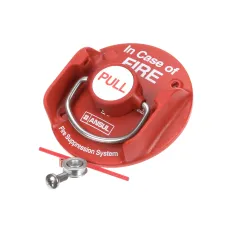 Wells 2O-308131 REMOTE PULL STATION RED