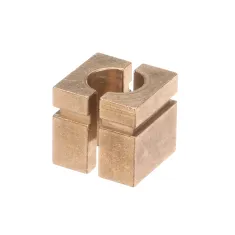Bakers Pride S3239A Bearing Block, 1" x1" x 1/2", Bronze