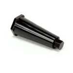 Star 2R-1523B8301 Leg, 4", Adjustable, Black, Plastic