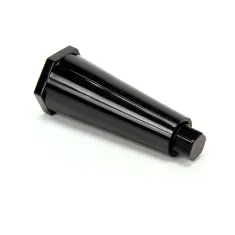 Star 2R-1523B8301 Leg, 4", Adjustable, Black, Plastic