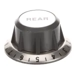 Wells 2R-30584 Knob, Rear, HP91, High-Low, Gray
