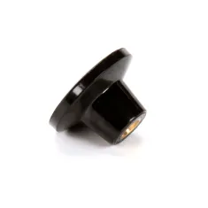 Lang 2R-70701-25 Knob, Damper, Black Plastic, Plain