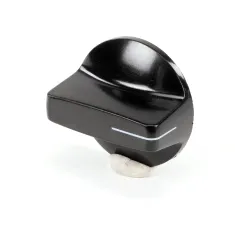 Bakers Pride 2R-S1306A Knob, Rotary Switch, w/ Brass Insert #1, Black