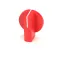 Lang 2R-W498 Knob, Thermostat, Red Plastic with White Line