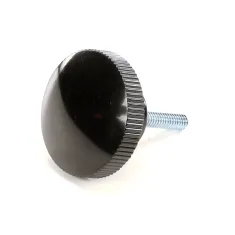 Wells 2R-Z18589 Knob, Knurled, 1/4-20 x 1-1/4" Stud, WB2WHNTB