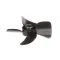 Star 2R-Z8879 Fan Blade, 2 5/8", Black, Clockwise