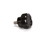 Star 2R-Z9686 Knob with Stud, 1/4-20, Black Plastic