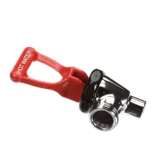 Bloomfield 2U-87030 Faucet Assembly, Brass, Red Handle