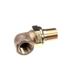 Crown Steam 3-U4BE Union Elbow, Brass, 1/2'