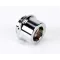 Fisher 3000-3309 Adapter, 3/8 Female x 1/2 Body, No Lead, Chrome Plated Brass