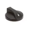 Jade 3001000000 Knob, Black with White Diamond, Plastic
