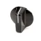 Cadco 30162HD Knob, Black with White Indicator
