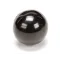 Jade 3048500000 Knob, Round, Plastic, Black