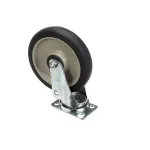 Caddy 3072-05 Caster without Brake, Swivel Plate, 6"