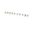 Antunes 308P157 Screw, 8-32 x 3/8"' Phillips Head, Pack of 10