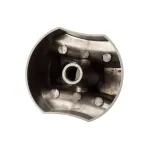 Royal Range 3095 NICKEL PLATE KNOB W/BLACK LETTERS