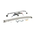 Fisher 3113 Faucet, Single Deck, Dual Control Valve, Lever Handles, 12" Swing Spout