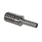 Lancer 3137 Fitting, Stainless Steel, 1/4" Barb x 1/2" Barb