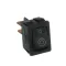 Frigidaire 316083100 Switch, Rocker, SPST, Dual Element, Black, Left Hand