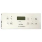 Frigidaire 316220804 Overlay, Control Board, White