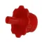 Lancer 33084 Coke Sanitizing Adapter, Red, PL