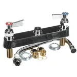 Fisher 57649 Faucet, 8" Deck Control Valve, Lever Handles, 8" Swing Spout