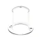 Kairak 334-60072-00 Light Bulb Guard, Polycarbonate, 4" Diameter x 3 3/4" High