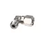 Schaerer 3370063657 Adjustable Elbow Fitting, M10-M10, Preass, Inox