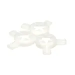 Spaceman USA 3.4.05.03.001.P3 DISPENSING - SS - DESIGN CAP - 6 POINTED STAR (ELONGATED) - 31MM OD (SMALL) (3 PACK)