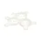 Spaceman USA 3.4.05.03.001.P3 DISPENSING - SS - DESIGN CAP - 6 POINTED STAR (ELONGATED) - 31MM OD (SMALL) (3 PACK)