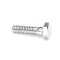 Jade 3425600000 Bolt, Hex Head, 1/4-20 x 1", ZN