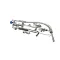 Fisher 34398 Prerinse Unit, 12" Swing Neck, 8" Adj Wall Mount, Wall Bracket, Add-On Faucet
