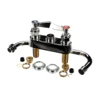 Fisher 3512 FAUCET 4DLH 10SS