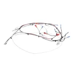Bunn 36849.0000 Wire Harness, Power, 120 Volt Doors with Flourescent Lighting