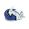 Lincoln 369231 Caster with Brake, Swivel Stem, 4"
