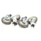 Tri-Star Manufacturing 390113 KIT,SET 4 STEM CASTERS 2/BRAKE