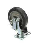 Tri-Star Manufacturing 390211 Caster, 5", Swivel, with Brake, Plate