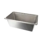 Giles 39368 PAN, BREADING, SS, 8-IN, W/HOLE & EMBOSS
