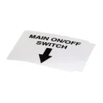 Bunn 39803.0000 DECAL, MAIN ON/OFF ARROW