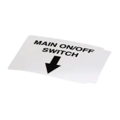 Bunn 39803.0000 DECAL, MAIN ON/OFF ARROW